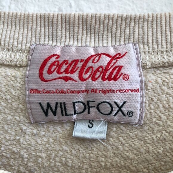 WILDFOX  Coca Cola Polar Bear Sweatshirt Size Small - Picture 6 of 10